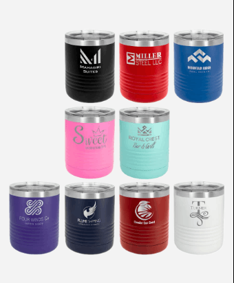 10oz Ringneck Tumbler w/Clear Lid - Birdshot Branding