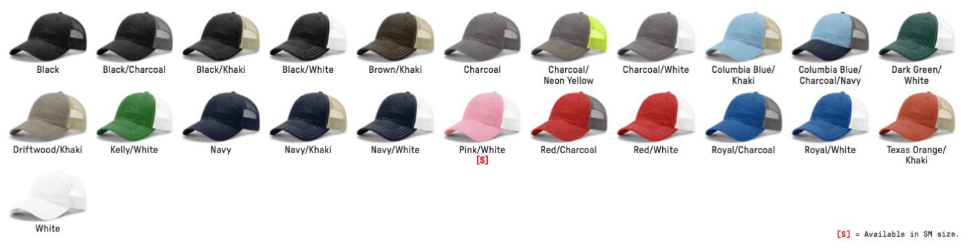 Richardson 111 Garment Washed Trucker - Birdshot Branding