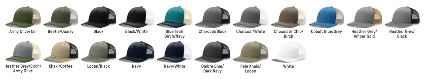Richardson 112FP Five Panel Trucker Hat - Birdshot Branding
