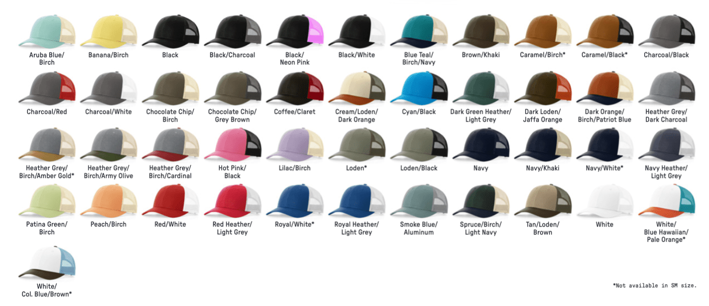 Richardson 115 Low Pro Trucker Hat - Birdshot Branding