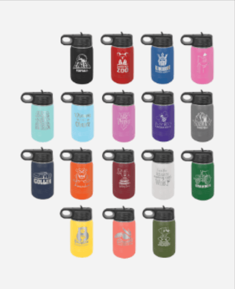12oz Water Bottle - Birdshot Branding