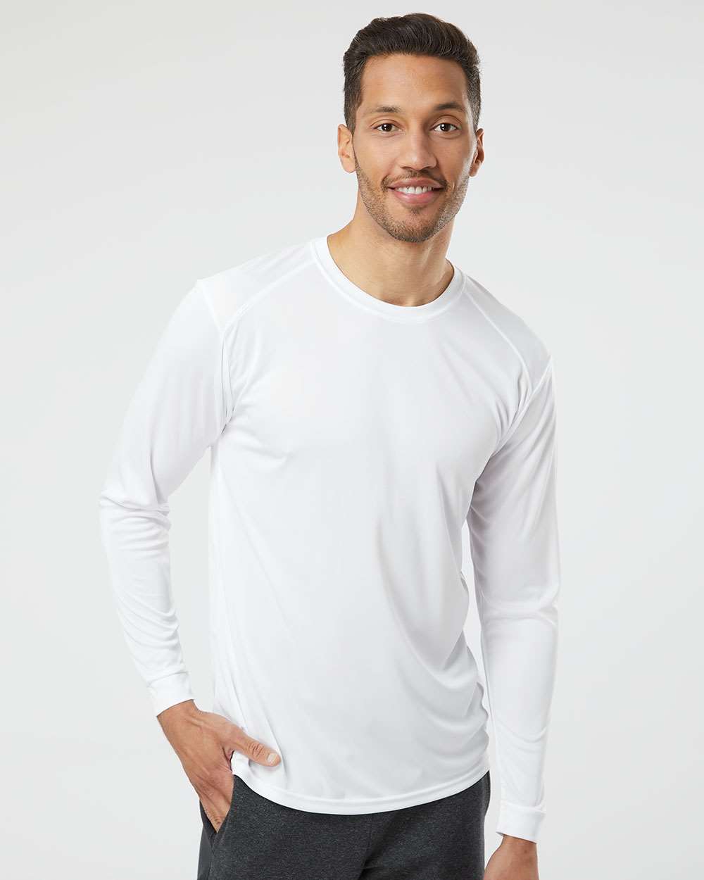 Paragon 210 Long Sleeve Activewear - Birdshot Branding