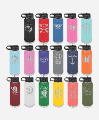 32oz Water Bottle - Birdshot Branding