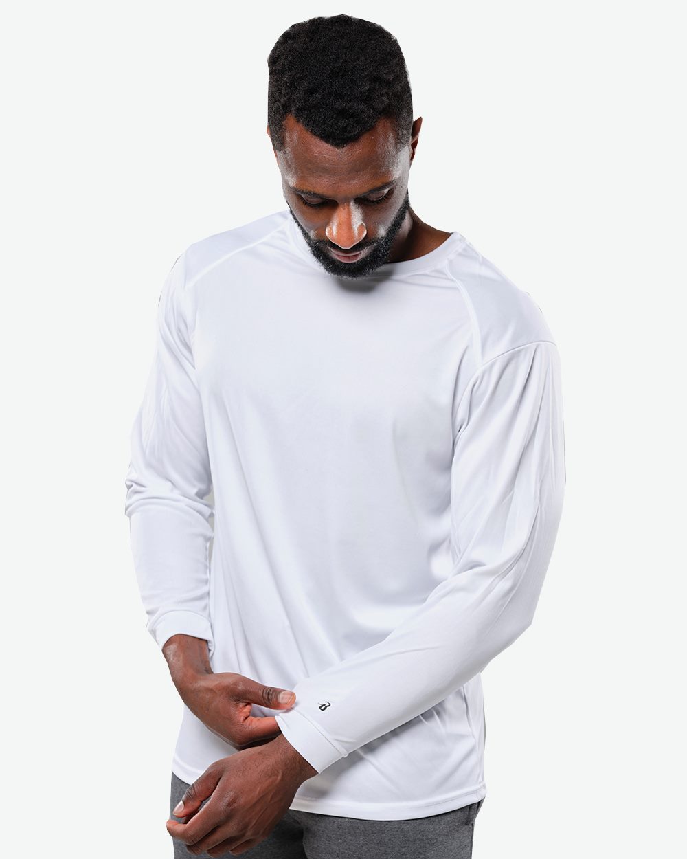 Badger 4104 Long Sleeve Activewear - Birdshot Branding