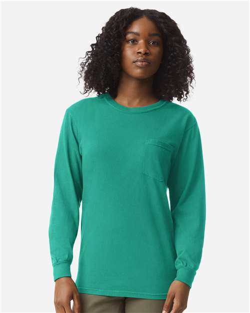 Comfort Colors 4410 Long Sleeve T-Shirt - Birdshot Branding