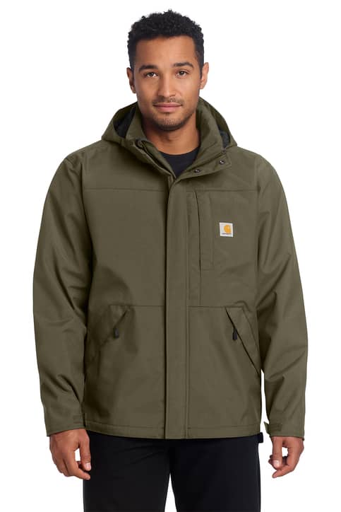 Carhartt CT104670 Rain Jacket - Birdshot Branding