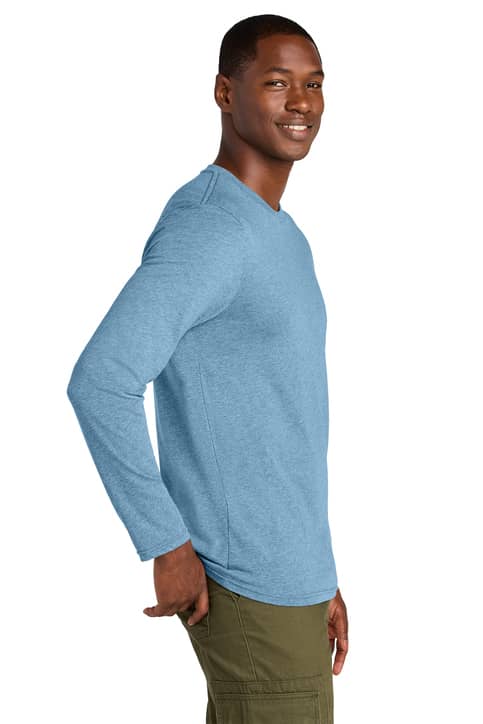 District DT185 Long Sleeve T-Shirt - Birdshot Branding