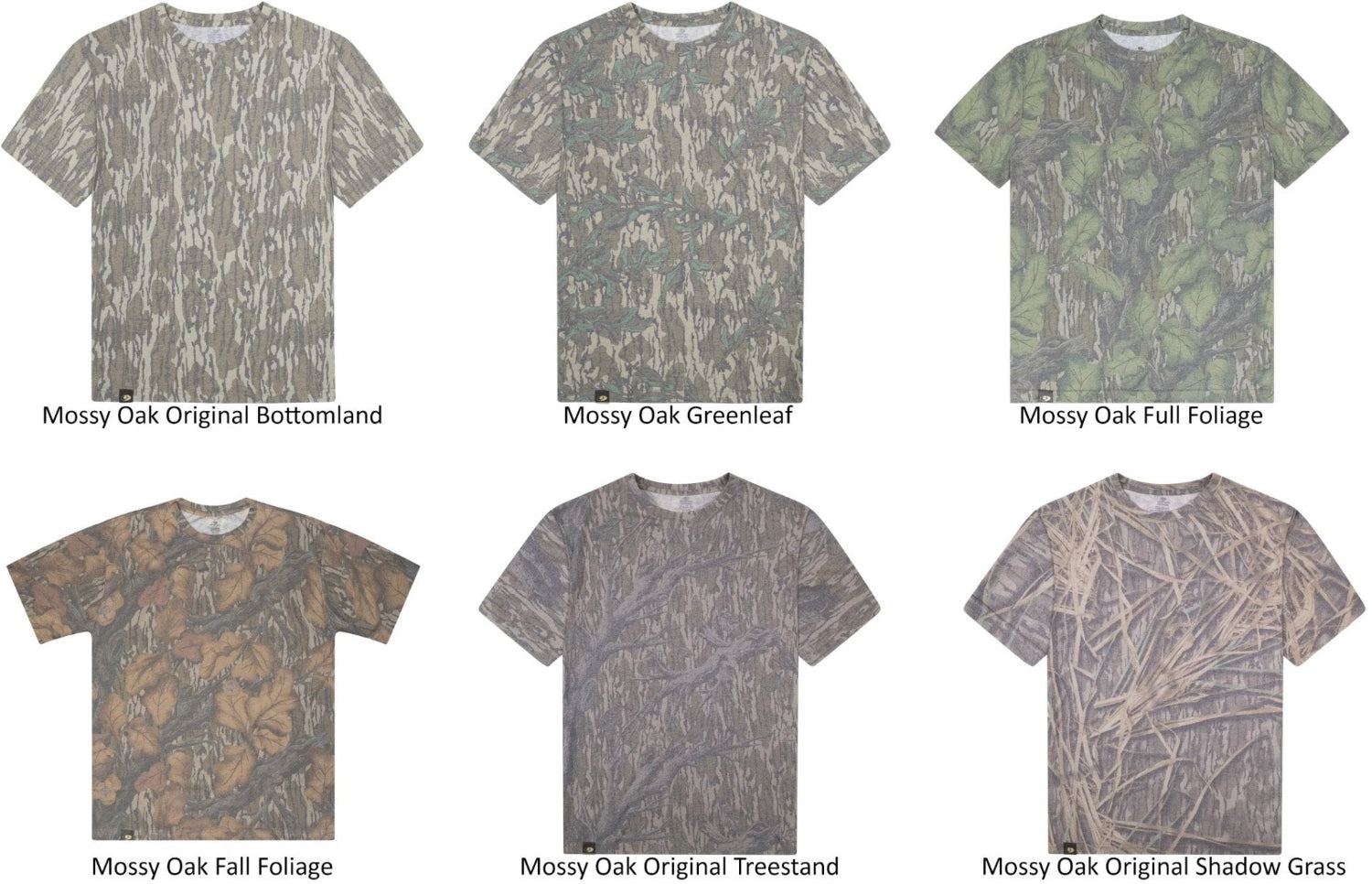 Mossy Oak Washed Out Camo Short Sleeve T-Shirt - Birdshot Branding