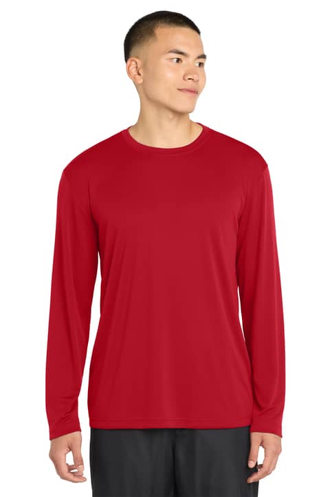Sport - Tek ST350LS Long Sleeve Activewear - Birdshot Branding