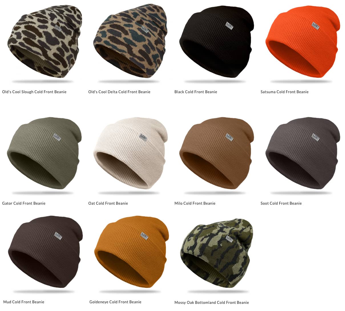 Lost Hat Co. Cold Front Beanie - Birdshot Branding