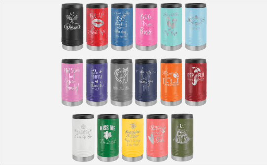 Slim Insulated Beverage Holder - Birdshot Branding